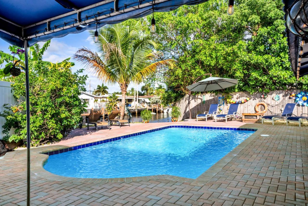 4 Bd Near Beach Spacious Solar Heated Pool Waterfront Home Pompano Beach Exteriér fotografie
