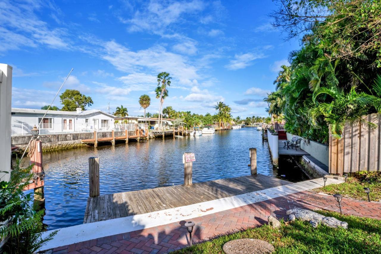 4 Bd Near Beach Spacious Solar Heated Pool Waterfront Home Pompano Beach Exteriér fotografie