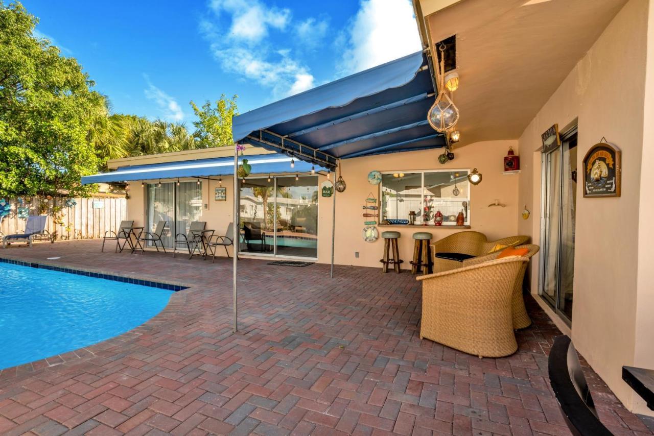 4 Bd Near Beach Spacious Solar Heated Pool Waterfront Home Pompano Beach Exteriér fotografie