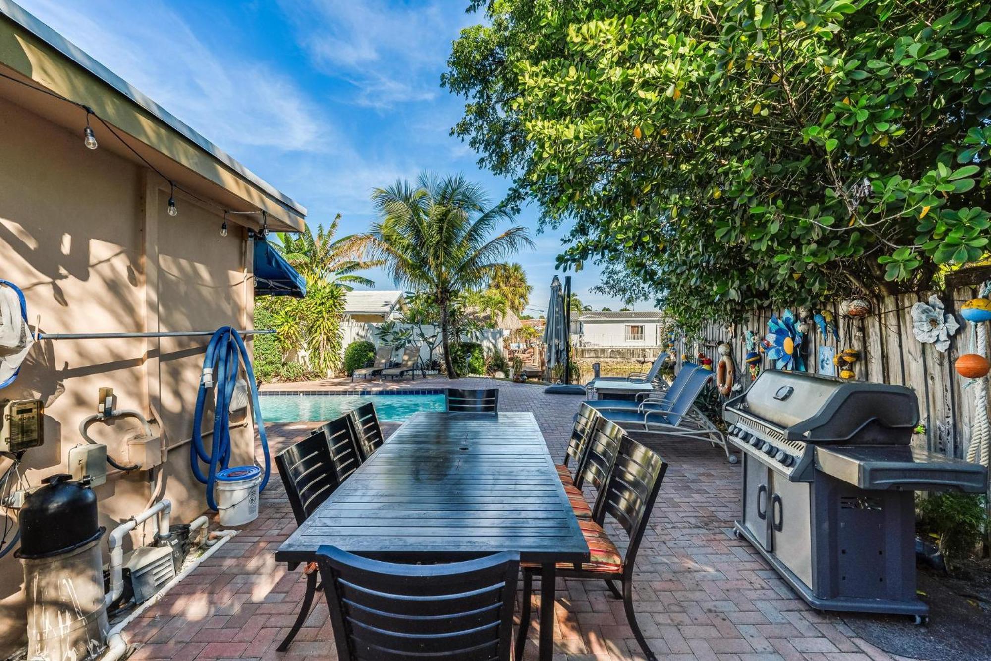 4 Bd Near Beach Spacious Solar Heated Pool Waterfront Home Pompano Beach Exteriér fotografie